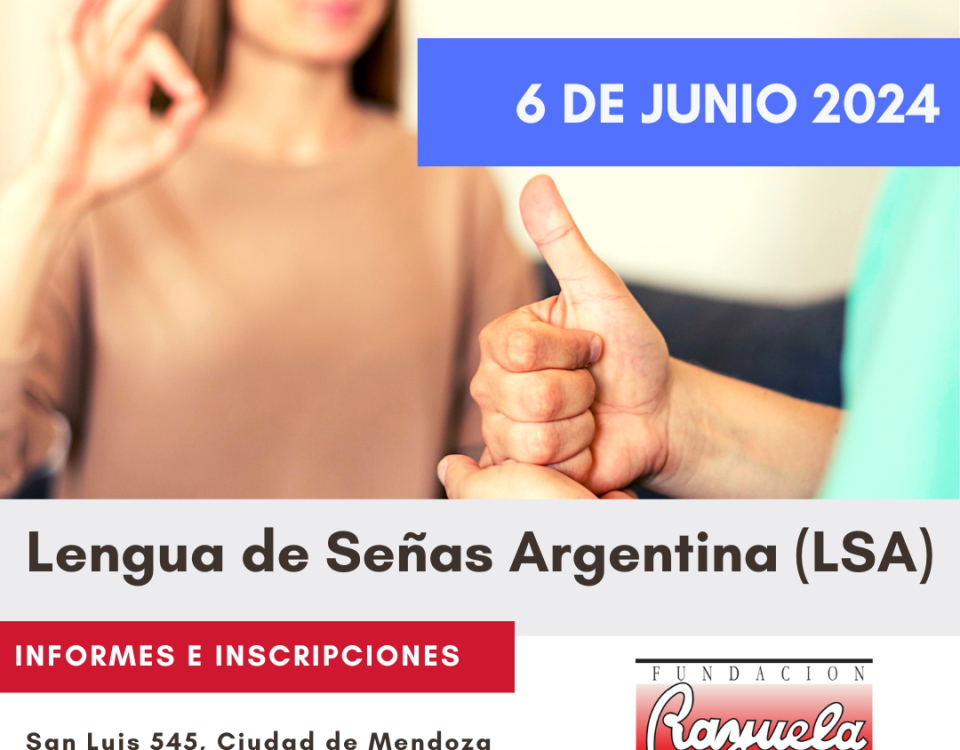 Lengua de Señas Argentina en la escuela. 6 de junio de 2024