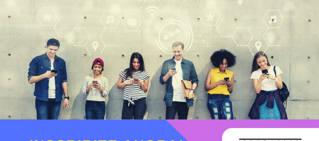 jóvenes modernos con celulares que se muestran seguros y con conocimiento de tecnología