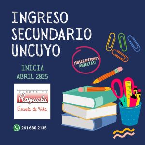 Curso de preparación del examen de ingreso a las Escuelas Secundarias de la UNCuyo.